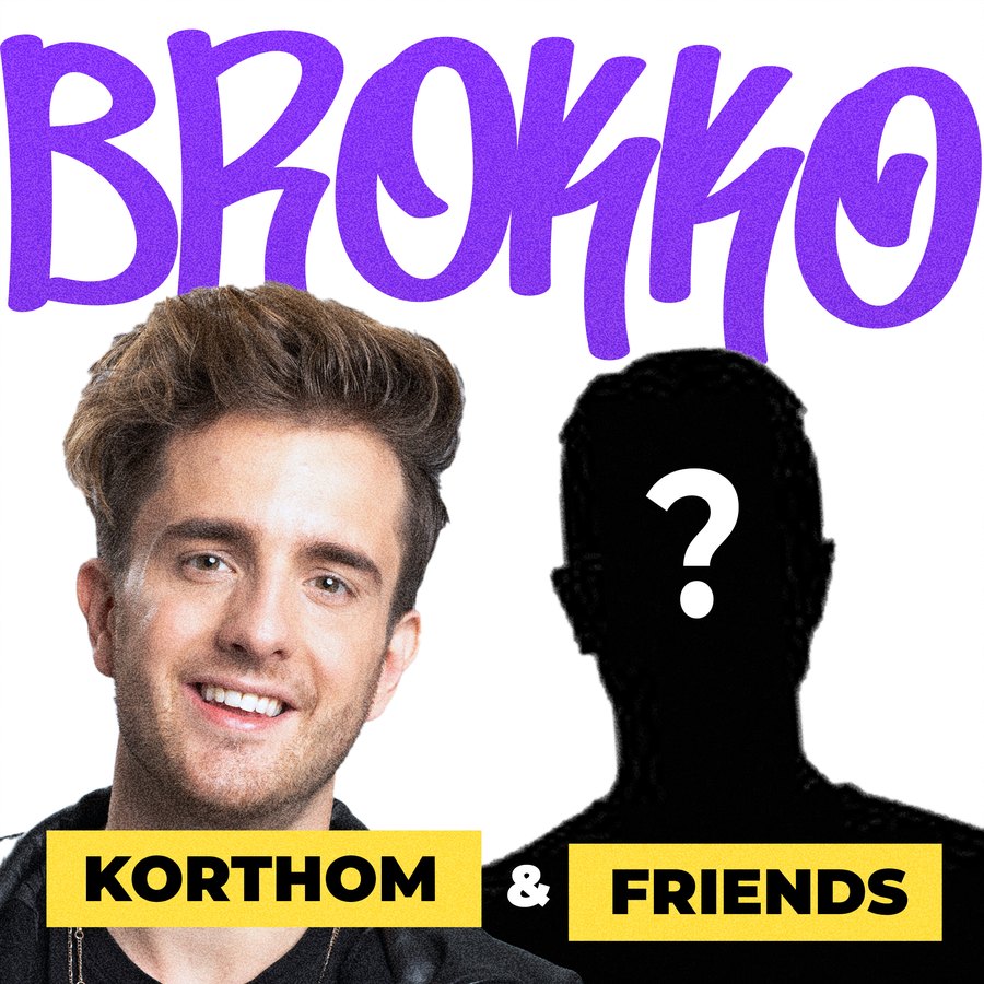 Omslag van de podcast Brokko met Korthom & Lotte